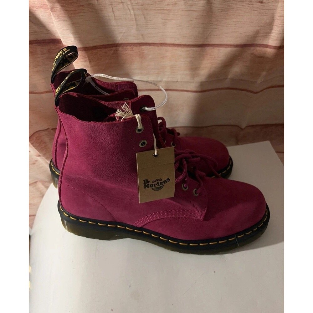 Dr Martens 1460 Pascal Fuchsia Pink Nubuck Boots Size Men’s 11 NWT 42596650